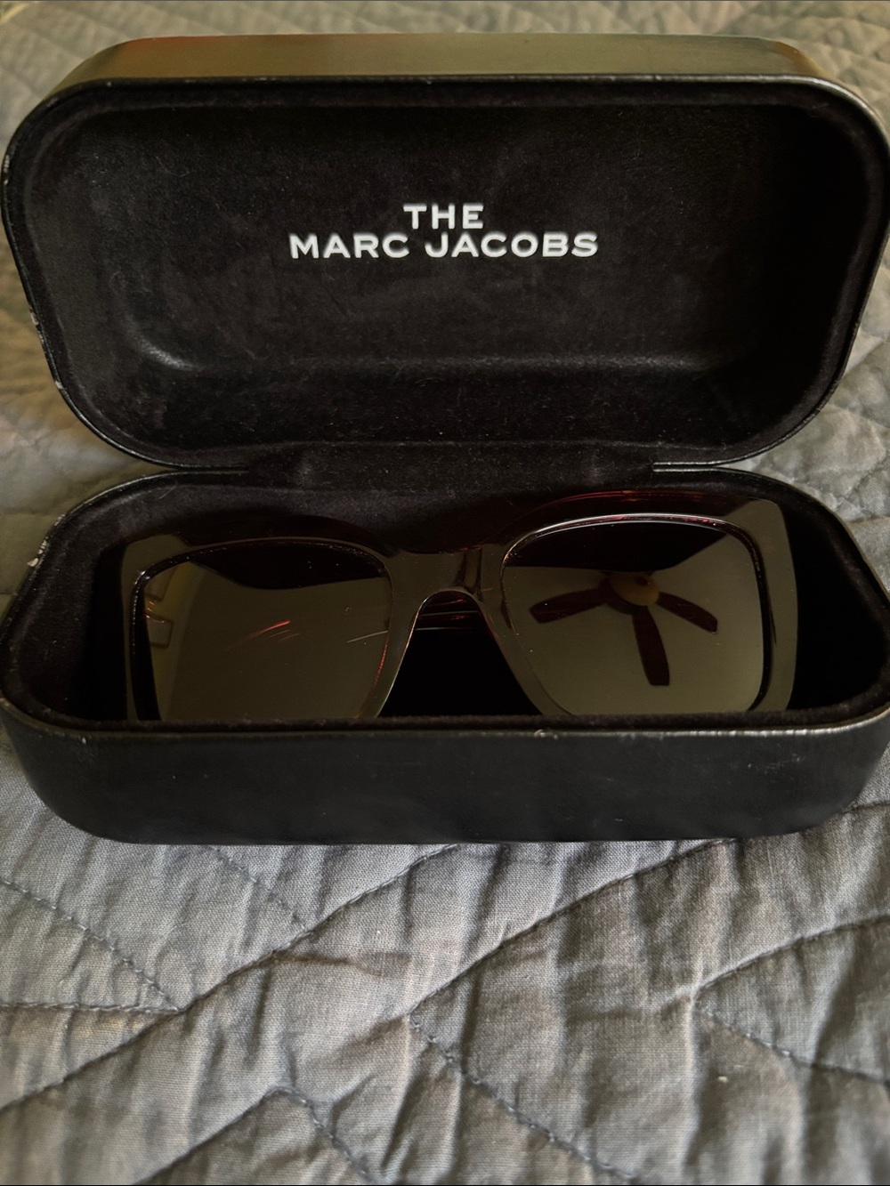 Marc Jacobs Oversized Sunglasses - Black/Tortoiseshell